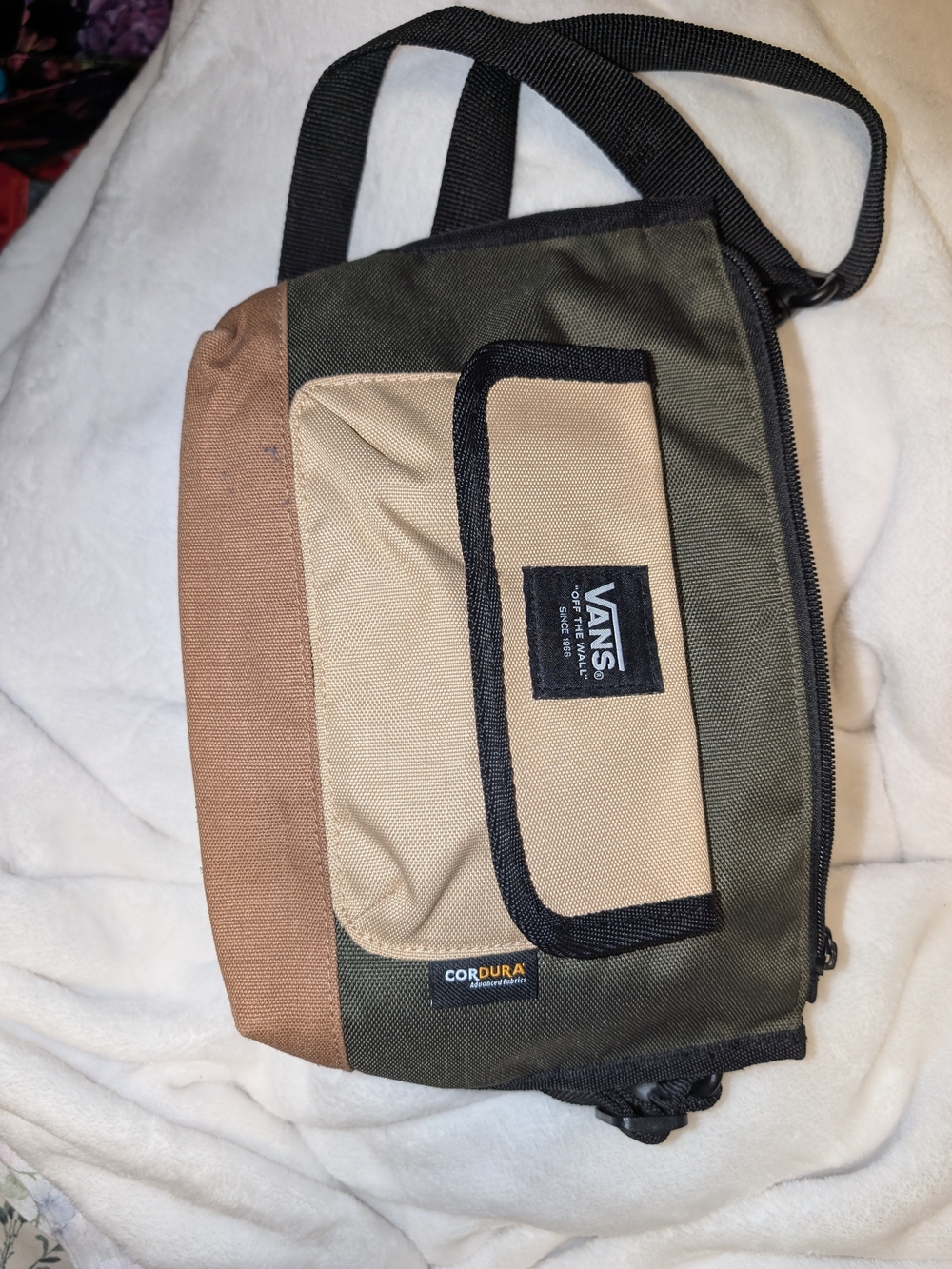 Vans Olive, Tan & Brown Cordura Waist/Crossbody Bag
